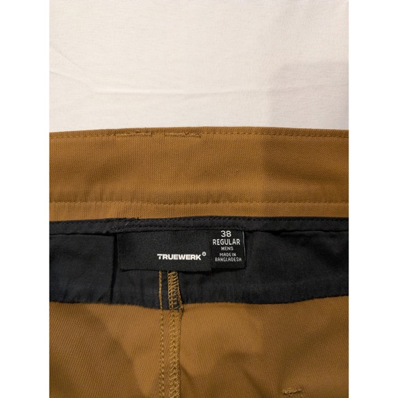 Truewerk Men's 38/30 Edo Pant Brown Technical 5-Pocket Utility Pants Work Tough - Picture 9 of 16